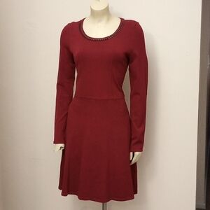 Shoshanna Knitted Maroon Dress L